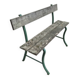 Old patinated garden bench 1950s