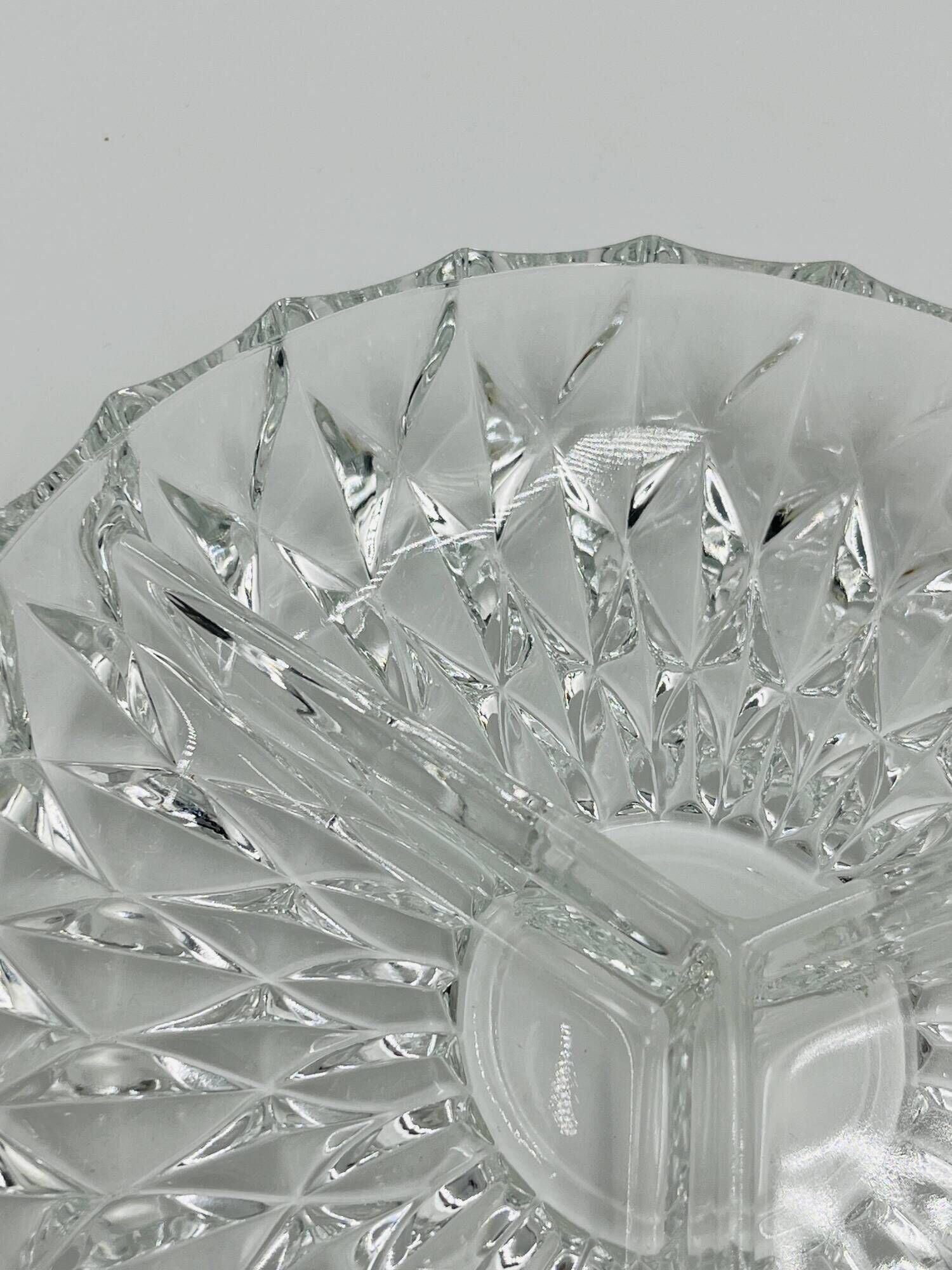 Plat Apéritif Vintage en Verre