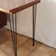 Bureau vintage en chêne sur pieds épingle 1950