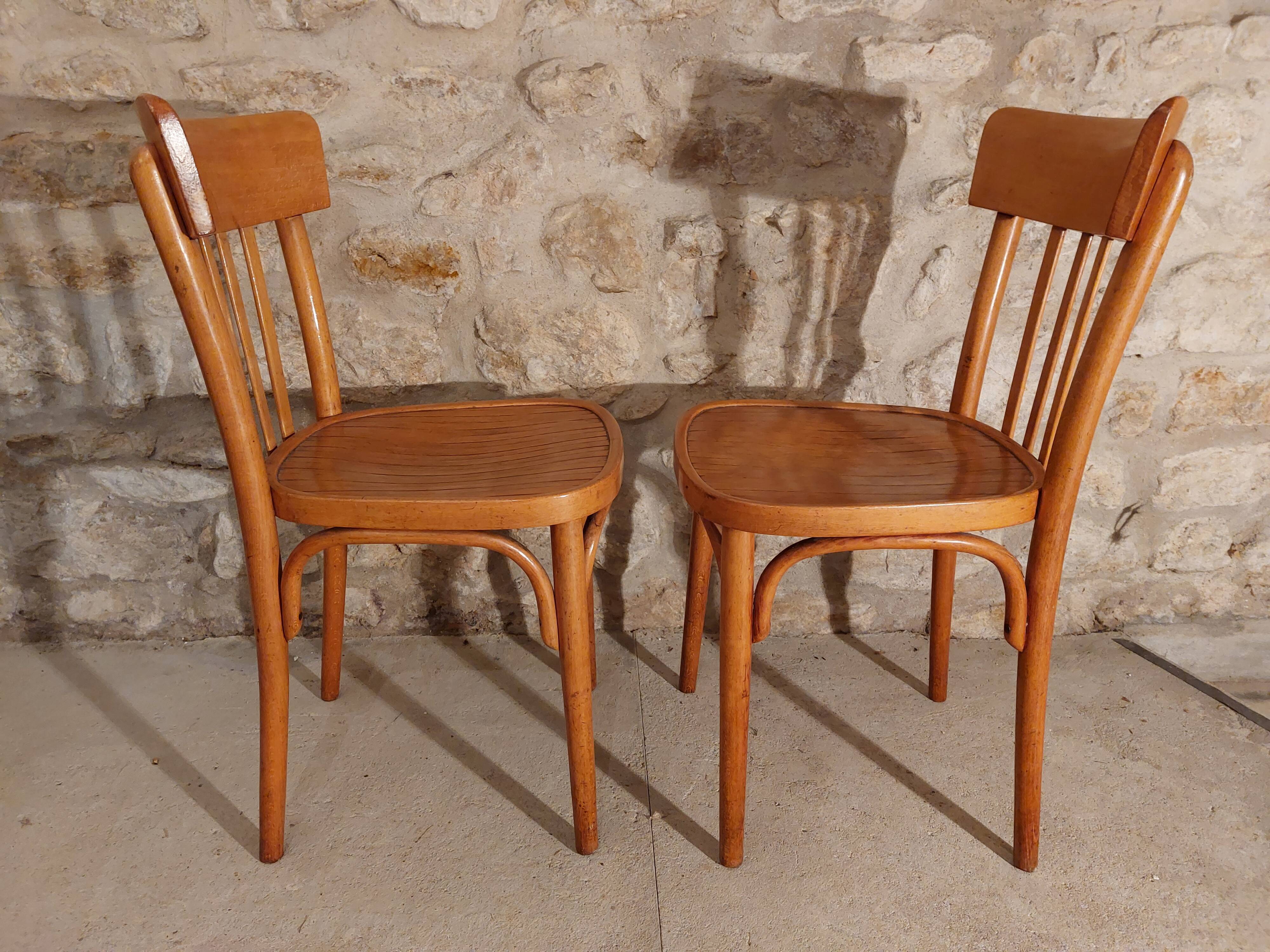 Pair of chairs bistro 30/40s