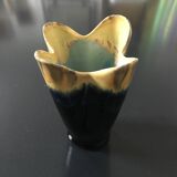 Green ceramic soup tureen