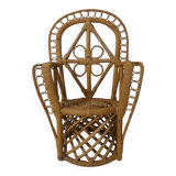 Fauteuil Emmanuelle en rotin