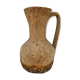 Terracotta jug covered with cork
