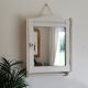 Toilet or medicine cabinet, with towel rail, with mirror