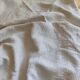 White cotton bedspread, vintage woven cotton bed throw.