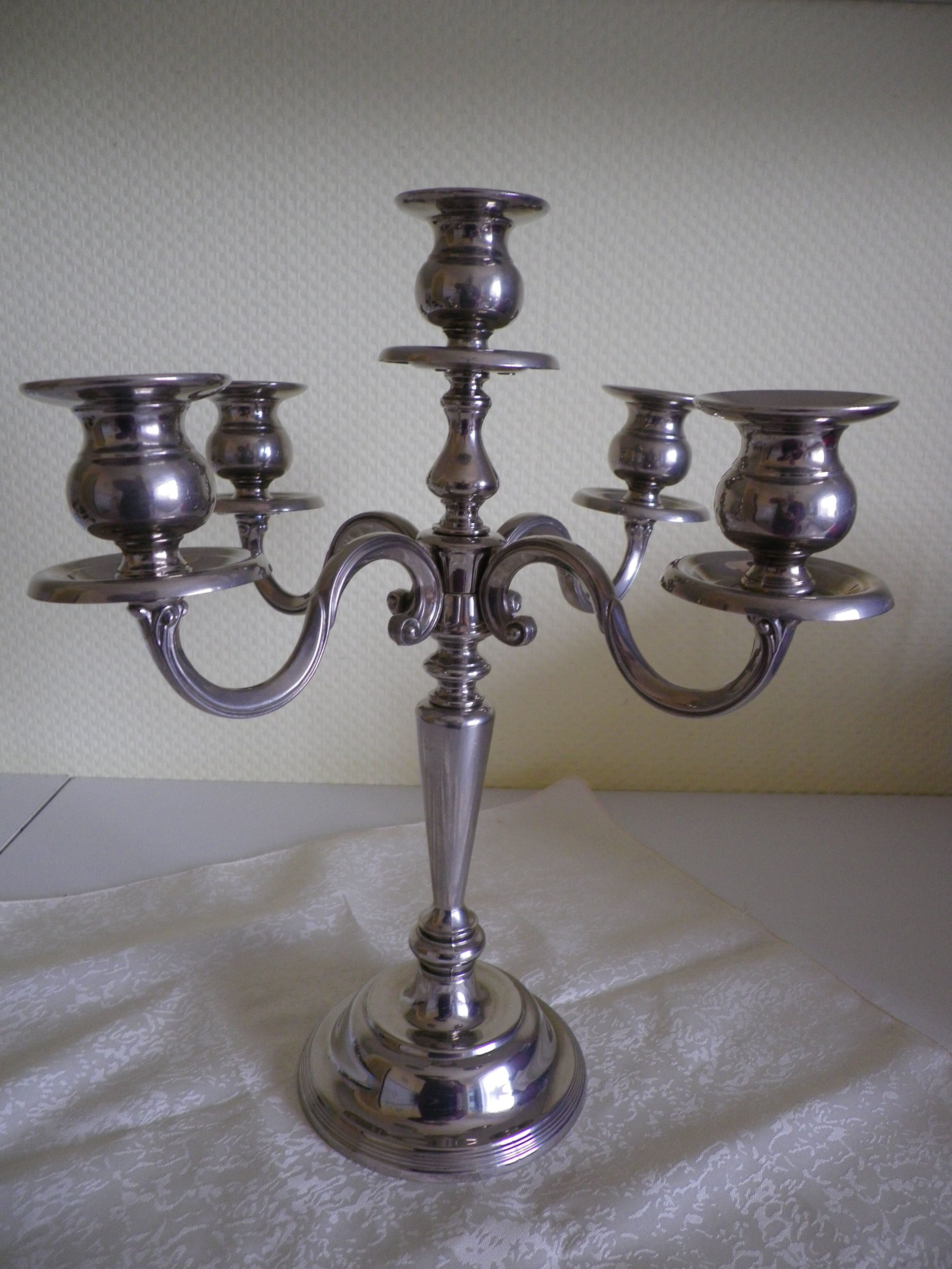 Retro chandelier 5 branches Deco France