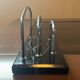 Art Deco marble mail tray