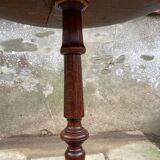 Pedestal table marquetry