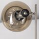 Vintage 50's table lamp in marble and perspex design lamter milano
