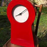 Clock, vintage ikea ps Red