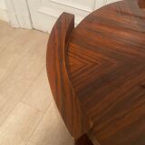 Mahogany art deco pedestal table / bar