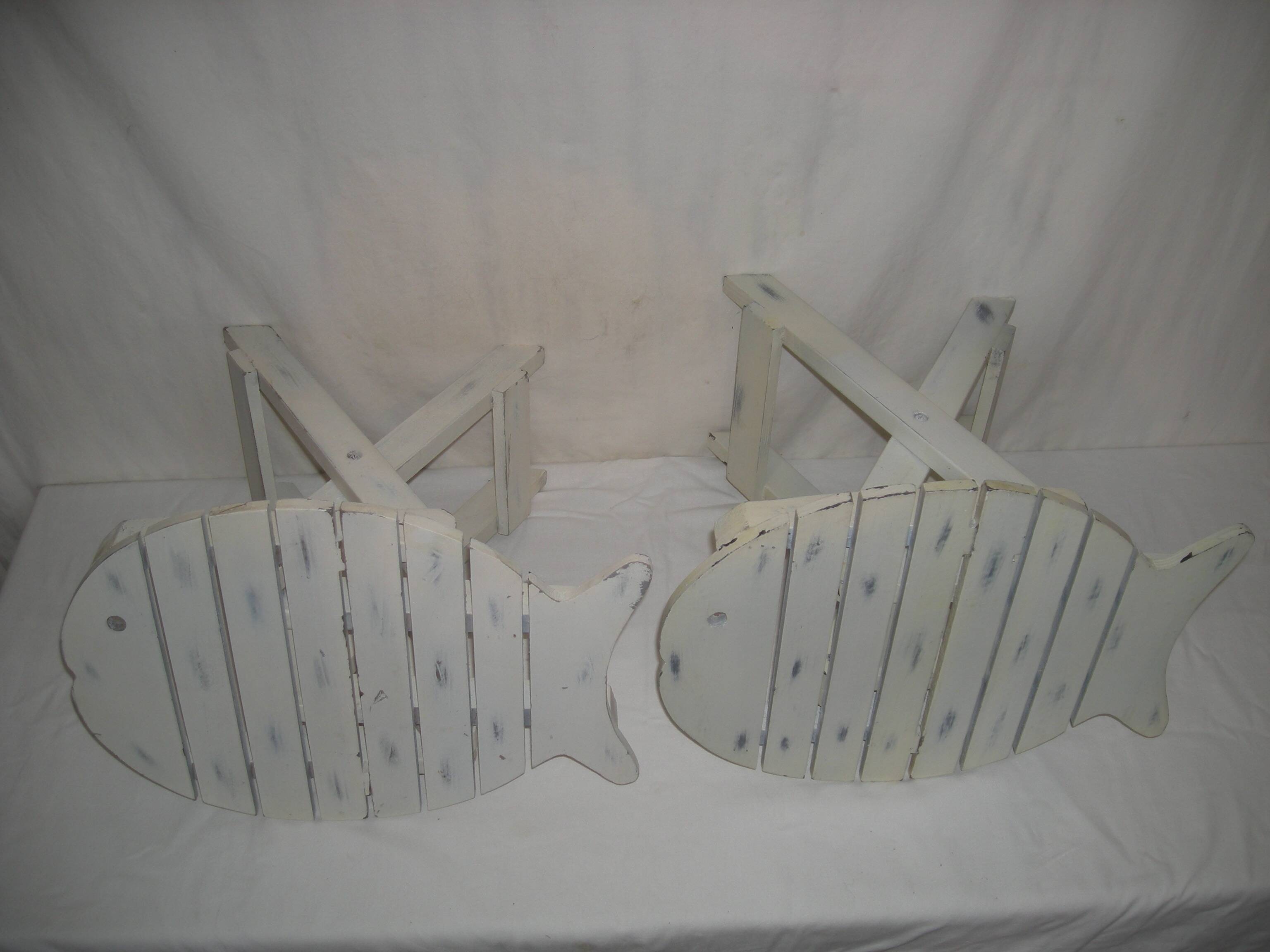 Pair of folding stools