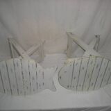 Pair of folding stools