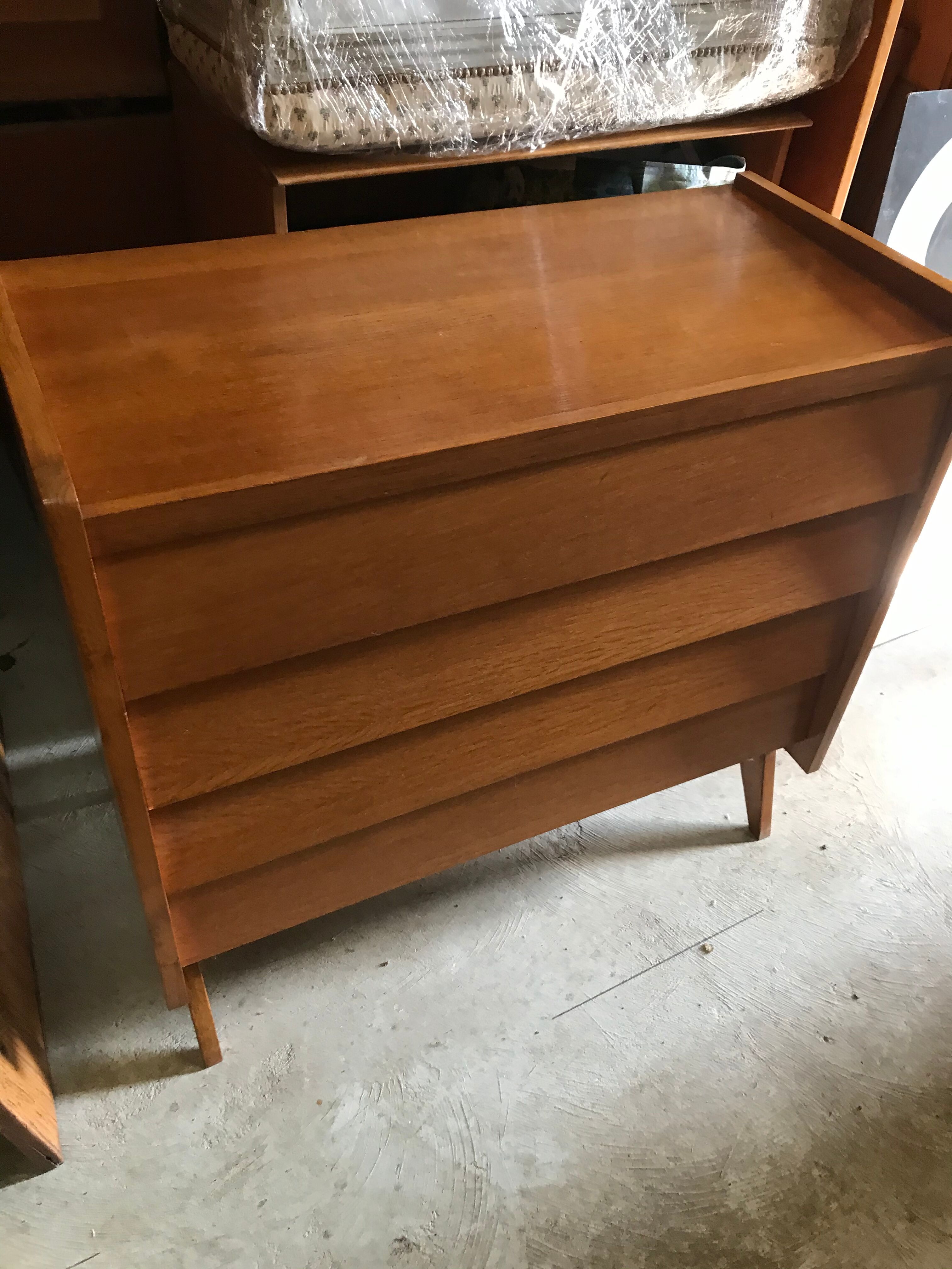 Chest of drawers foot vintage compass year 60