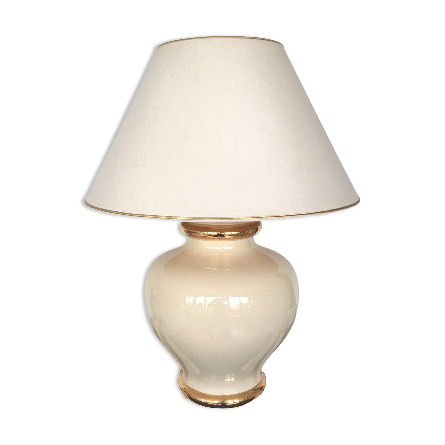 Salon lamp Le Dauphin Panama ivory