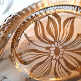 Art deco crystal cut signed P.Davesn