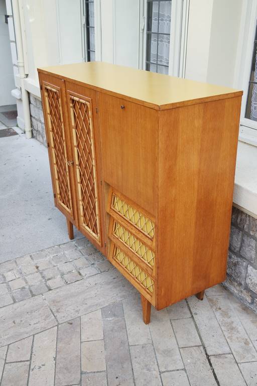 Rattan cabinet