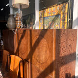 Vintage brutalist sideboard 1970s