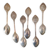 6 silver-plated teaspoons