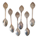 6 silver-plated teaspoons