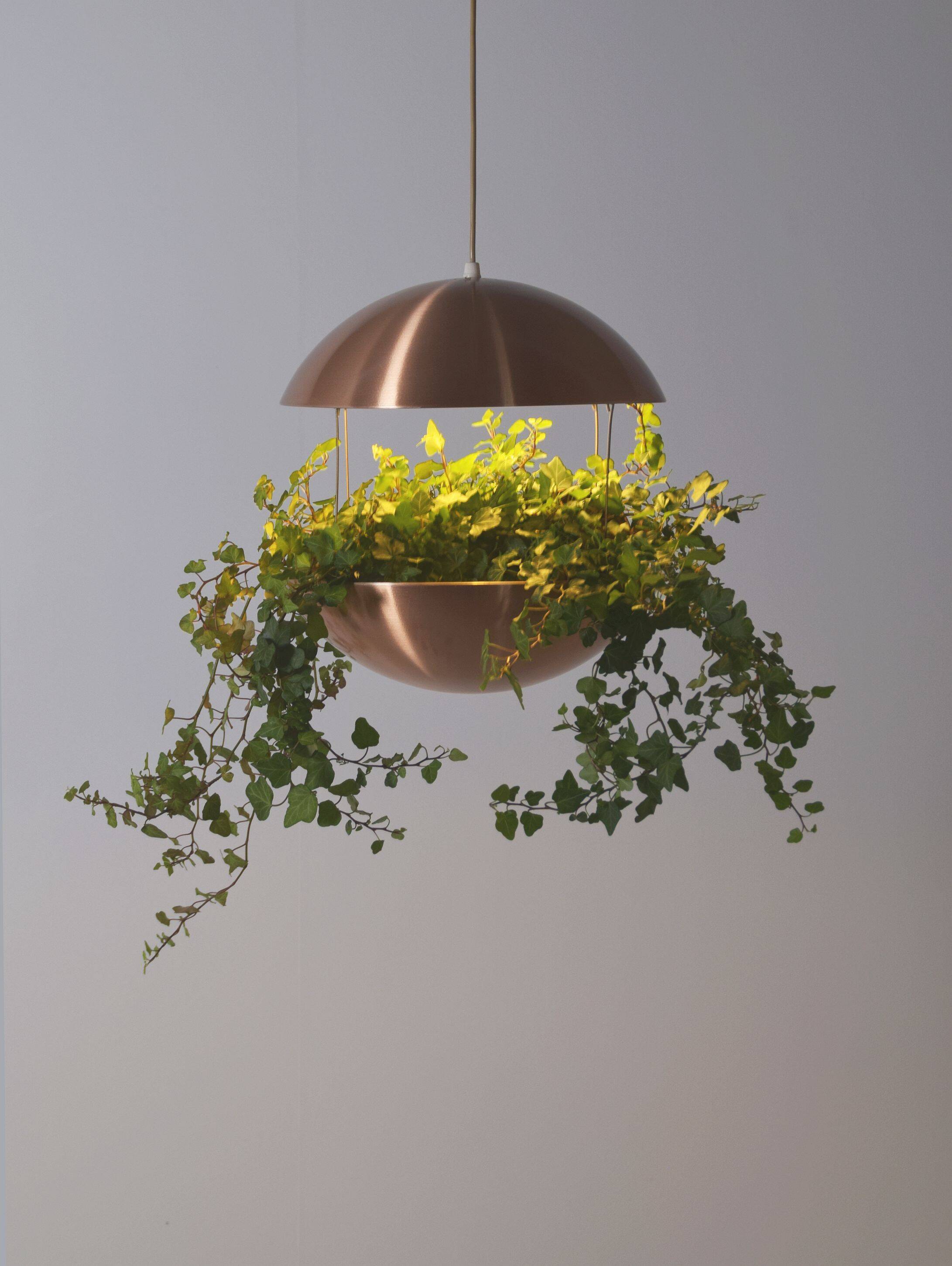 Danish plant holder with lighting by Poul Cadovius for Hans Følsgaard, '60
