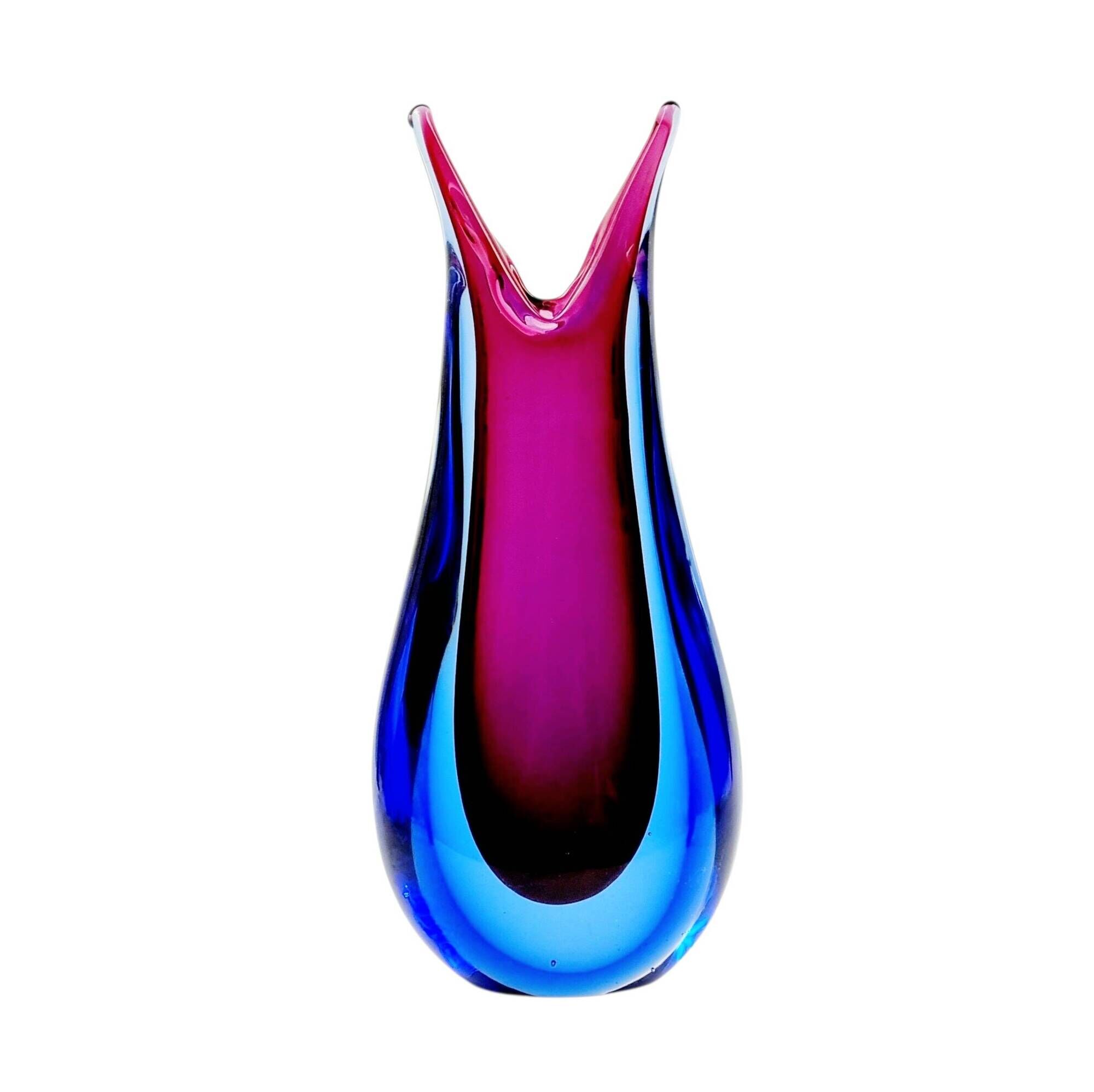Mid-Century Sommerso Murano Glass Vase - Flavio Poli for Seguso, Italy, 60s