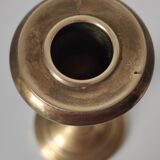 Old golden brass chandelier