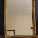 Mirror solid wood frame carved gilded