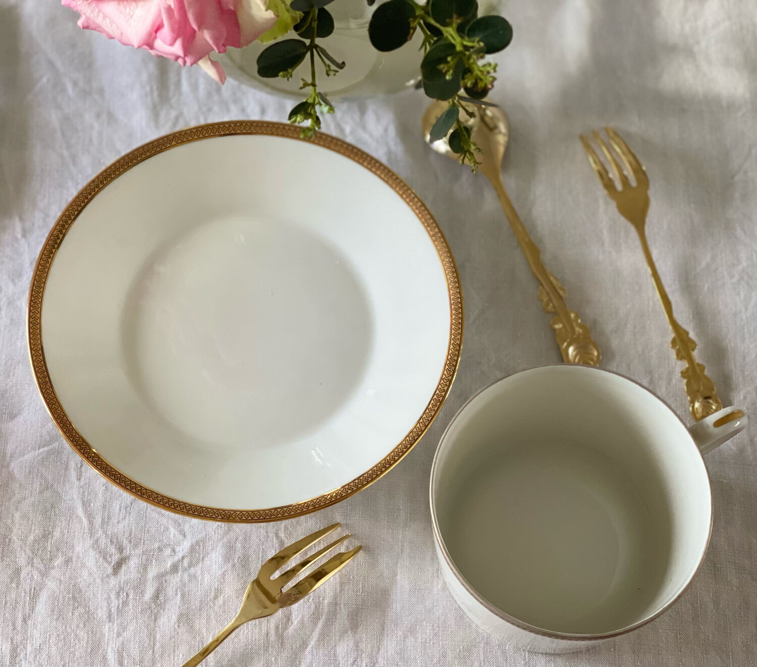 Tasse et soucoupe Haviland