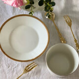 Large cup and saucer Haviland