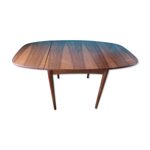 Table ovoïde en palissandre à