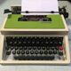Underwood 315 olive green portable mechanical typewriter - 70s