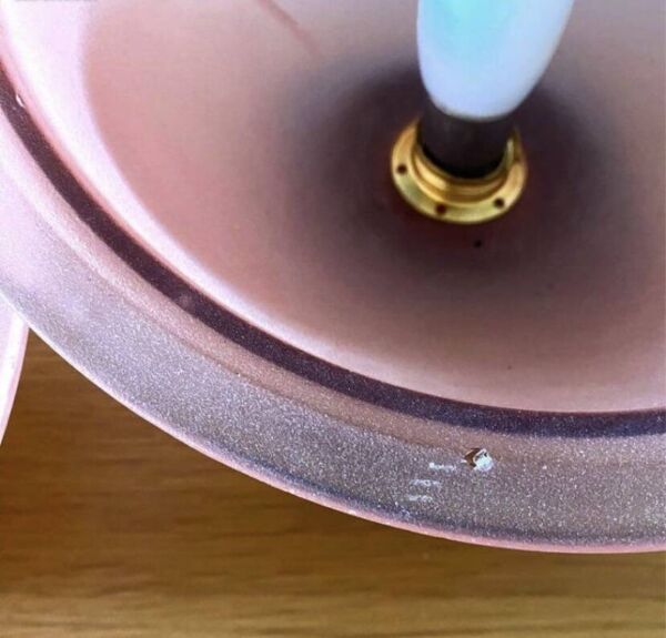 Lampe Davidsons saturne vintage 1950 luminaire design ancien