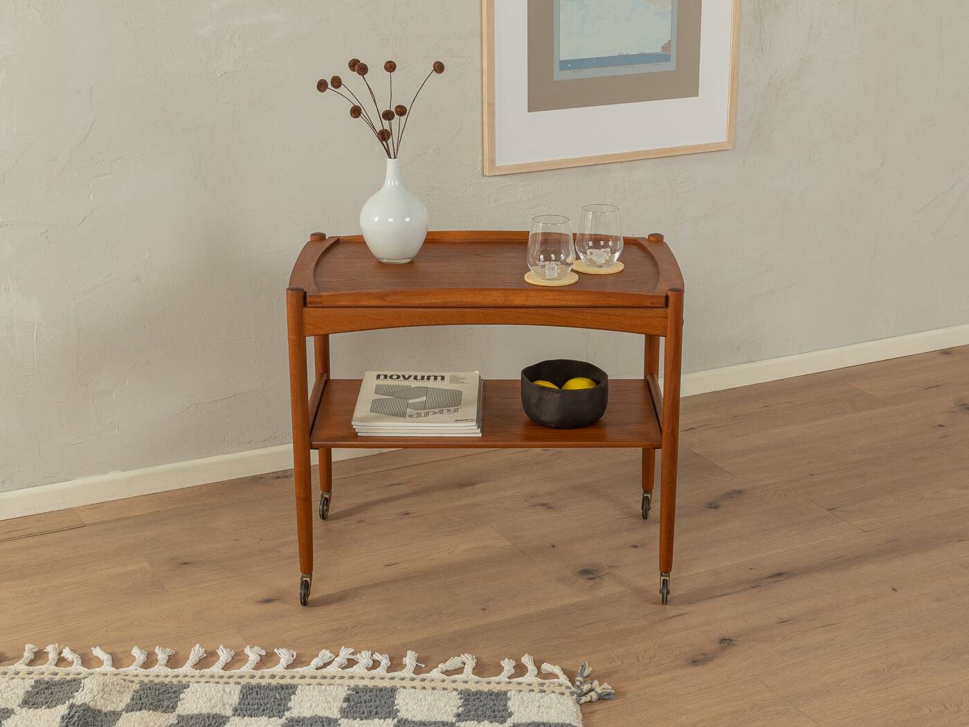 1960s serving trolley, Poul Hundevad