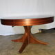 Table basse a systeme monte et baisse extensible de luigi Bartolini,années 70