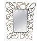 Mid-Century Brass Mirror in the style of Gio Ponti Style, Italy, 1950s
