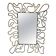 Mid-Century Brass Mirror in the style of Gio Ponti Style, Italy, 1950s