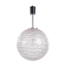 Glass Globe Pendant Lamp by Doria Leuchten, 1970s