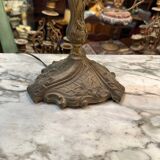 Pair of bronze candlesticks