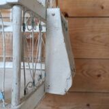 White retro bird cage