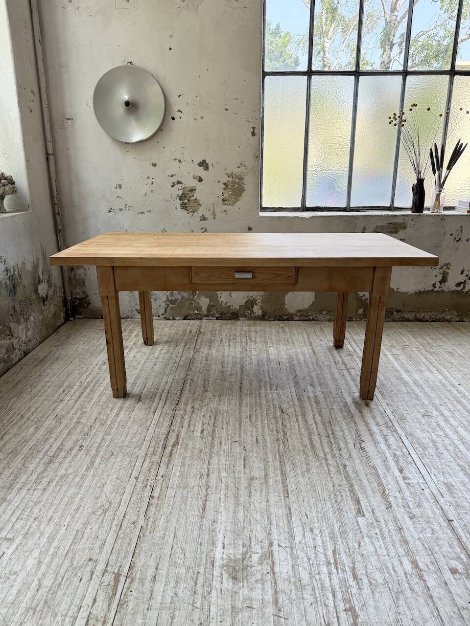 Ancienne table de ferme en chêne