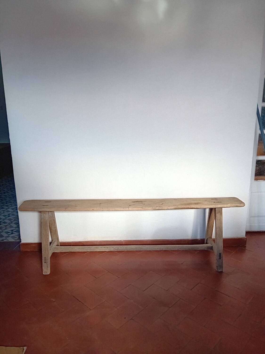 Banc de ferme en chêne