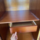 Scandinavian wardrobe with 2 doors and 1 mirror from the 1970s.
