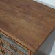 Vintage Dutch oak haberdashery shop cabinet, 1930s
