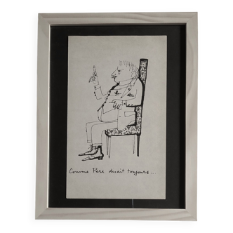 Illustration -Family Series- "Father said.."