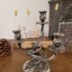 Candelabrum / Chandelier with 3 lights by Saglier Frères