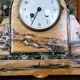 Marble pendulum fireplace trim