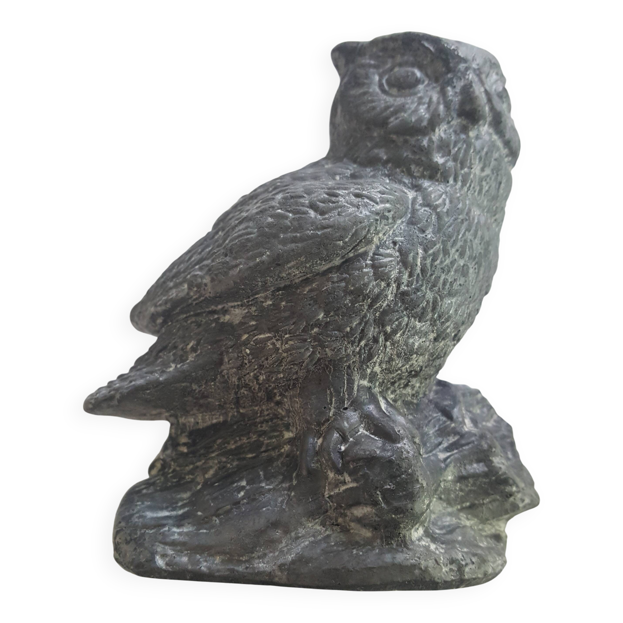 owl in "soapstone" Canadian art