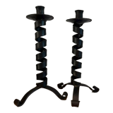 Chandeliers "cellar rats" in black metal kinfolk design