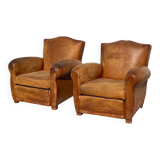 Paire de Fauteuils Club